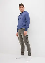 Jeans in felpa con elastico in vita slim fit, straight, bonprix