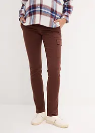 Pantaloni prémaman con cotone biologico, straight, bonprix