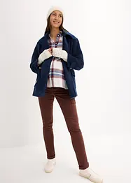 Pantaloni prémaman con cotone biologico, straight, bonprix
