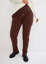 Pantaloni prémaman con cotone biologico, straight, bonprix