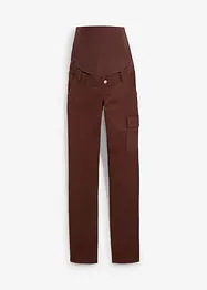 Pantaloni prémaman con cotone biologico, straight, bonprix