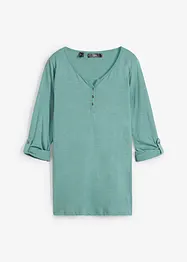 Maglia con bottoncini in puro cotone biologico, bonprix