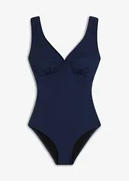 Costume intero modellante a compressione forte con scollo a V, bonprix