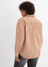 Camicetta oversize a quadri, bonprix