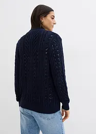 Cardigan con cerniera, bonprix