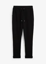 Pantaloni da jogging alla caviglia con risvolto, bonprix