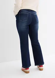 Jeans bootcut elasticizzati a vita alta, bonprix