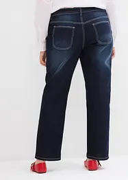 Jeans elasticizzati straight, a vita media, bonprix