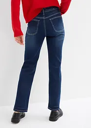 Jeans elasticizzati straight, a vita media, bonprix