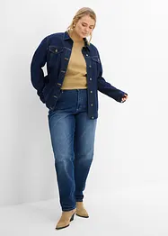 Mom jeans con cinta comoda a vita alta, bonprix