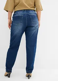 Mom jeans con cinta comoda a vita alta, bonprix