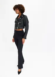 Giacca biker cropped, bonprix