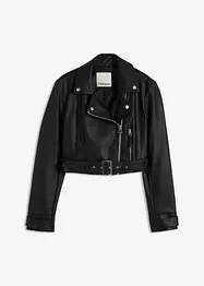 Giacca biker cropped, bonprix