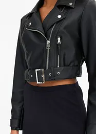 Giacca biker cropped, bonprix