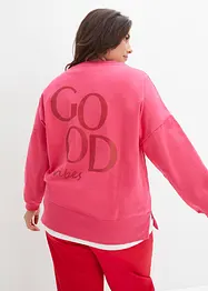 Felpa oversize in cotone biologico, bonprix