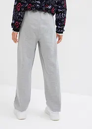 Pantaloni in felpa in puro cotone biologico (pacco da 2), bonprix