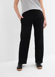 Pantaloni in felpa con cucitura sul davanti, bonprix