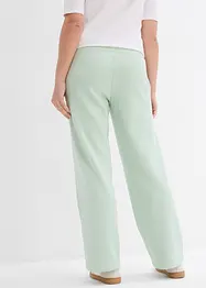 Pantaloni in felpa larghi con cucitura sul davanti, bonprix