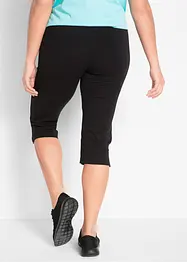Pantaloni capri in cotone elasticizzato (pacco da 2), bonprix