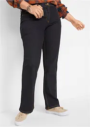 Jeans straight elasticizzati, vita media, bonprix