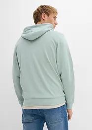 Felpa con zip e cappuccio, bonprix