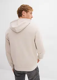 Felpa con zip e cappuccio, bonprix