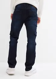 Jeans elasticizzati cargo slim fit, straight, bonprix