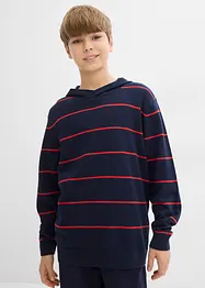 Maglione in filato fine con cappuccio, bonprix