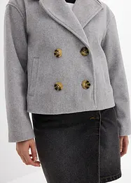 Giacca corta in simil lana, bonprix