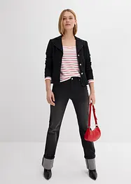 Maglia a maniche lunghe con scollo quadrato, bonprix