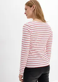 Maglia a maniche lunghe con scollo quadrato, bonprix
