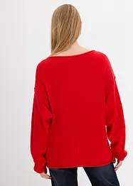 Maglione oversize con maniche a pipistrello, bonprix