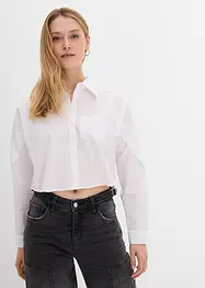 Camicetta cropped in puro cotone, bonprix