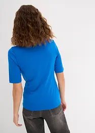 Maglia elasticizzata a mezze maniche, bonprix