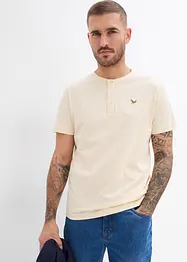 Maglia serafino in puro cotone biologico (pacco da 3), bonprix