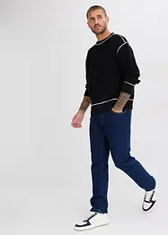 Jeans regular fit in denim robusto, straight, bonprix