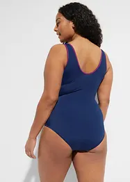 Costume intero sportivo ad asciugatura rapida con inserti a contrasto, bonprix