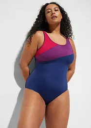 Costume intero sportivo ad asciugatura rapida con inserti a contrasto, bonprix