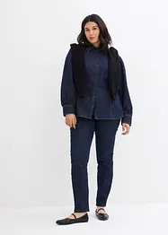 Camicia di jeans con maniche a palloncino, bonprix