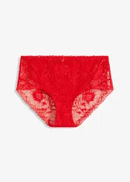 Culotte a vita alta in pizzo con paillettes, bonprix