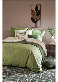Biancheria da letto con motivo a foglie, bonprix