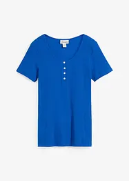 Maglia serafino in puro cotone biologico, bonprix