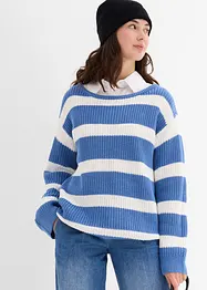 Maglione oversize a righe, bonprix