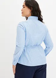 Camicetta a righe con laccetto da annodare, bonprix
