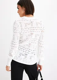 Maglione traforato, bonprix