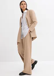 Blazer oversize con chiusura versatile in misto viscosa, bonprix