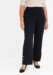 Pantaloni in jersey con bottoni, bonprix