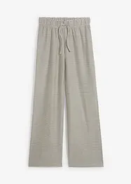 Pantaloni in jersey a righe con cordoncino, bonprix