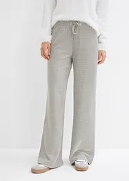 Pantaloni in jersey a righe con cordoncino, bonprix