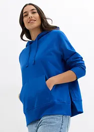 Felpa con cappuccio e spacchi laterali, bonprix